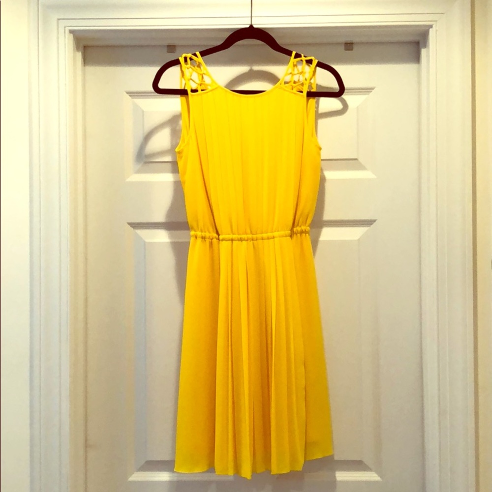 Bright Yellow Jessica Simpson Dress
